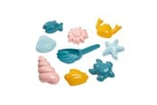 Buiten spelen - Ecoiffier Shell Sand Molds with Shovel 9 pcs. - 304