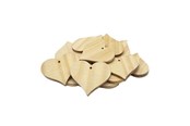 Schrijf- en tekenartikelen - Colorations - Wooden Heart Ornaments Large 20pcs. - 31WD12