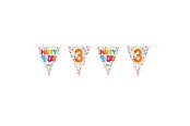 Speelgoed - Folat BV Flag line Confetti 3 years 10 meters. - 27103