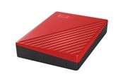 Harde schijf - Extern - WD My Passport - 4TB - External Hard drive - Red - WDBPKJ0040BRD-WESN