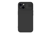 Mobiel - Covers & Cases - Nillkin CamShield Silky Silicone Case for iPhone 15 Plus (black) - 6902048266469