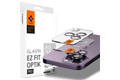 Mobiel - Beschermend glas - Spigen Glass EZ Fit Optik Pro 2 Pack - deep purple - iPhone 14 Pro/iPhone 14 Pro Max - AGL05597