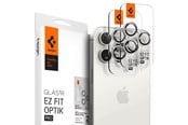Mobiel - Overige accessoires - Spigen Glass tR EZ Fit Optik Pro 2 Pack - white tita - iPhone 17/16/15 Pro / 17/16/15 Pro Max - AGL07165