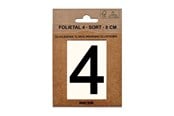Brievenbussen - MEFA Foil number 4 Black - A13114