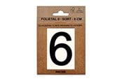 Brievenbussen - MEFA Foil number 6 Black - A13116