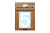 Brievenbussen - MEFA Foil number 5 White - A13335