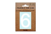 Brievenbussen - MEFA Foil number 6 White - A13336