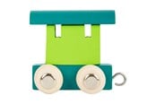 Houten speelgoed - Small Foot - Wooden Letter Train Wagon Green - 10346