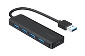 USB hub - Gembird UHB-U3P4P-02 - hub - 4 ports USB hub - 4 - USB 3.2 - Zwart - UHB-U3P4P-02
