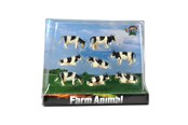 Speelgoedpop - Kids Globe Cows Black/White 8 pcs. 1:87 - 571878