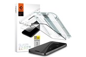 Mobiel - Beschermend glas - Spigen Glass tR EZ Fit HD 1 Pack - FC Black - iPhone 15 Pro Max - AGL06879