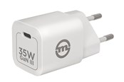 Mobiel - Adapters & Opladers - Mobile Origin 35W GaN III Super Charger Single USB-C - white - GAN-35W-1C-WHT