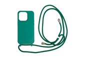 Mobiel - Covers & Cases - Mobile Origin Lanyard Case - dark green - iPhone 14 Pro - LYC-S-GRN-14PRO