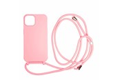 Mobiel - Covers & Cases - Mobile Origin Lanyard Case - pink - iPhone 14 - LYC-S-PNK-14