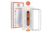 Mobiel - Beschermend glas - Mobile Origin Orange Screen Guard iPhone 15 Pro with easy applicator - 2 pack - SGA-F-i15Pro-2pk