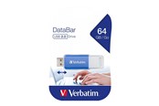USB-stick - Verbatim DataBar - USB flash drive - 64 GB - 64GB - USB-stick - 49455