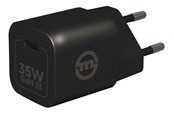Mobiel - Adapters & Opladers - Mobile Origin 35W GaN III Super Charger Single USB-C - black - GAN-35W-1C-BLK