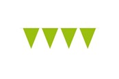 Speelgoed - Folat BV Lime green bunting 10mtr. - 22616