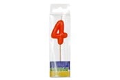 Speelgoed - Folat BV Luxury Birthday Candle - 4 years - 07774