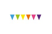 Speelgoed - Folat BV Colored Flag Line 10mtr. - 07267