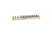 Componenten voor schakelkasten en kasten - Schneider Electric Loop rail 3PN 12M: 4P RCD 18mm pitch + N L1 N L2 N L3 N L1 N L2 N L3 9mm pitch allows mix of 1P - A9XPB812
