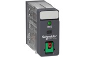 Componenten voor schakelkasten en kasten - Schneider Electric RXG pin relay with test button and LED 2 C/O 5A and 24VAC - RXG22B7