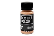 Creatief spelen - Creativ Company Textile Color Semi-opaque Textile Paint - Light Beige 50ml - 34210