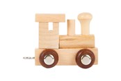 Houten speelgoed - Small Foot - Wooden Letter Train Locomotive - 7486