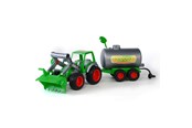 Speelgoedauto - Cavallino Toys Cavallino Tractor with Front Loader and Tanker - 8794