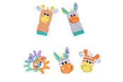 Speelgoed voor baby's - Playgro Jungle Wrist Rattle and Foot Finders - 10188406