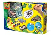 Creatief spelen - SES Creative Children's Scary Animals Glow in the Dark Casting and Painting Set - 01153