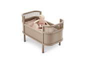 Pop, teddybeer en materiaal - Smallstuff Doll Bed - Sandy - 51000-15