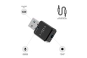Bluetooth USB-adapter - FIXED SIGNAL Bluetooth Audio Receiver 3.5mm Black - FIXSIG-BK