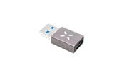 USB-kabel - FIXED LINK USB-A Male to USB-C Female adapter Grey - FIXA-CU-GR