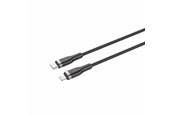 USB-kabel - FIXED METAL - USB-C <-> Lightning - 2m - Zwart - FIXDB-CL2-BK