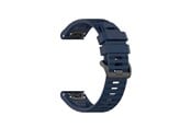 Smartwatch - Accessoires - FIXED Silicone Strap for Garmin QuickFit 22 mm Dark Blue - FIXSST-QF22MM-BL