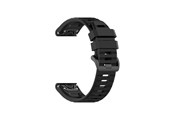 Smartwatch - Accessoires - FIXED Silicone Strap for Garmin QuickFit 26mm Black - FIXSST-QF26MM-BK