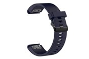 Smartwatch - Accessoires - FIXED Silicone Strap for Garmin QuickFit 20 mm Dark Blue - FIXSST-QF20MM-BL