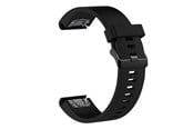 Smartwatch - Accessoires - FIXED Silicone Strap for Garmin QuickFit 20 mm Black - FIXSST-QF20MM-BK