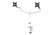 Monitorbevestiging - Neomounts DS60-425WH2 mounting kit - full-motion - for 2 monitors - white - DS60-425WH2