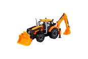 Speelgoedauto - Cavallino Toys Cavallino Tractor with Loader and Excavator Yellow Scale 1:32 - 1242FM04