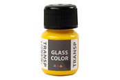 Creatief spelen - Creativ Company Glass Color Transparent Paint - Lemon Yellow 30ml - 31671