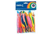 Schrijf- en tekenartikelen - Haza Witbaard Colored Feathers 100pcs. - 192322