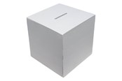Kinderkamer - Playwood Wooden Money Box Square White - SL2281