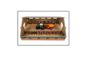 Pop, teddybeer en materiaal - Kids Globe Running stable Wood 1:32 - 610540