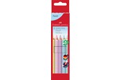 Schrijf- en tekengerei - Faber-Castell Col. pencil Jumbo Grip Pastel box 5x - 110991