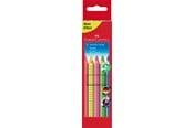 Schrijf- en tekengerei - Faber-Castell Col. pencil Jumbo Grip Neon box 5x - 110994