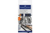 Schrijf- en tekengerei - Faber-Castell Drawing Set Charcoal - 114002