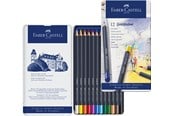 Schrijf- en tekengerei - Faber-Castell Colour pencil Goldfaber tin of 12 - 114712