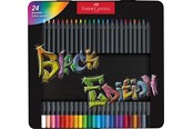 Schrijf- en tekengerei - Faber-Castell Colour Pencils Black Edition tin 24x - 116425